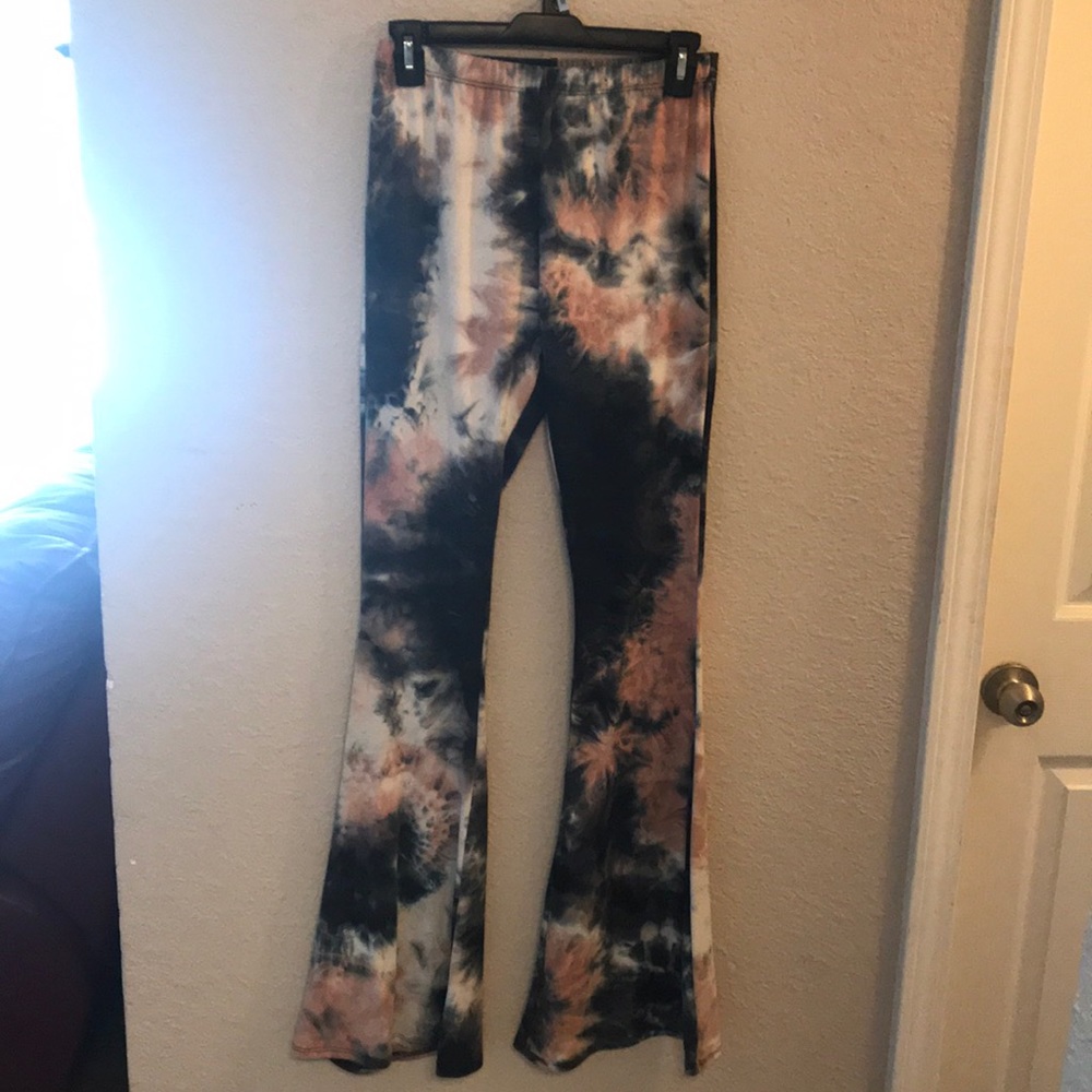 Molly Green Pink and Blue Bell Bottoms